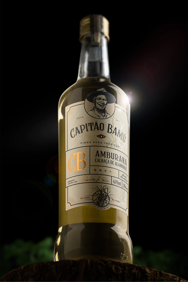 Cachaça Capitão Bamú - Amburana